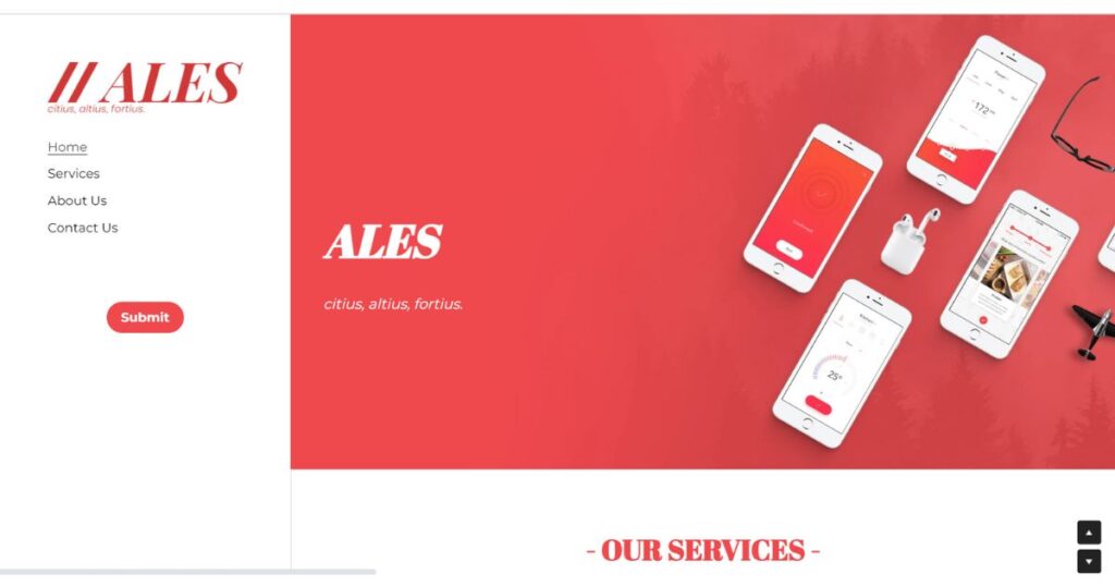 株式会社アレスのホームページ